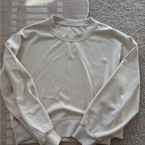 Lululemon Cream Crewneck Sweatshirt